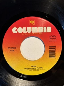 Train "Drops Of Jupiter (Tell Me)" Columbia 7" 45 Strong VG+ - Bild 1 von 4