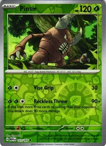 Pinsir Reverse Holo Uncommon SV: Scarlet & Violet 151 127/165 NM - Bild 1 von 2