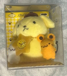 Sanrio Pompompurin Uhr Maskottchen 1999 selten in Box Vintage Sammlerstück - Bild 1 von 1