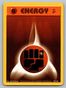 Pokemon TCG Base Set 2 Fighting Energy #125 - Picture 1 of 2