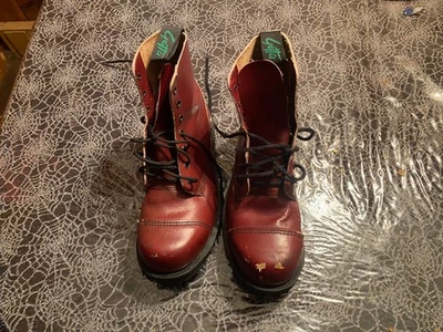 Botas vintage getta grip biqueira de aço feitas na Inglaterra - Imagem 1 de 4