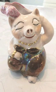 Vallona Starr Ceramics Pottery Piggy Creamer Excellent Condition 1950's - Picture 1 of 5