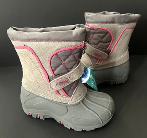 Mädchen Stiefel Größe 9 Schneestiefel TOTES wasserdicht gepolstert Stiefelschaft Slipper EU 27 - Bild 1 von 12
