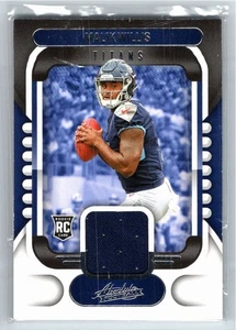 Parche reliquia de novato Panini Absolute # ARM-3 2022 Malik Willis - Imagen 1 de 2