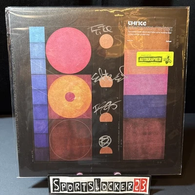 Thrice - Horizons West Opaque Maroon Colored Vinyl LP Record *SIGNED COVER* NEW - Image 1 of 4