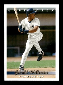 Gerald Williams ⚾ 1993 Upper Deck Baseball #360 NY Yankees - Imagen 1 de 2