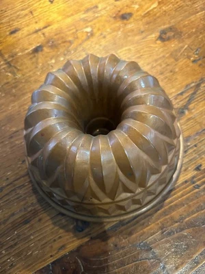 Vintage Rein Kupfer Germany Bundt Cake Copper Cake Mold Pan - Image 1 of 4