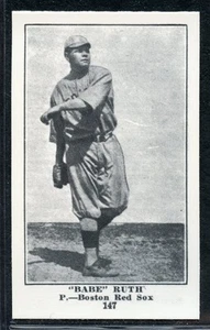 1917 Collins-McCarthy Reprint - #147 - Babe Ruth - Boston Red Sox - Bild 1 von 1