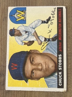 1955 Topps Chuck Stobbs Washington Nationals #41 Good condition - Image 1 of 2