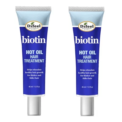 Biotin Hot Oil Treatment 1.5 Fl Oz Pack Of 2 Hair Regrowth And Care Oil - Image 1 of 4