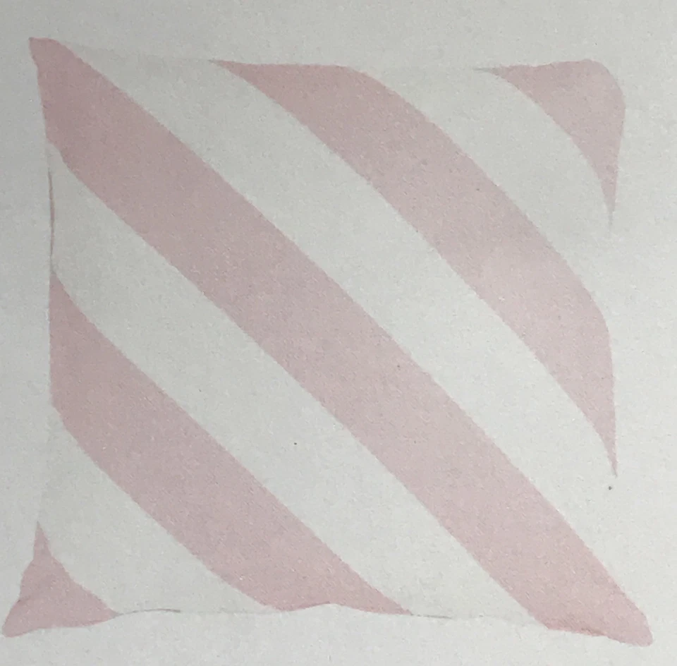 IKEA LAGERMISPEL Pink/White Stripe (005.603.36)