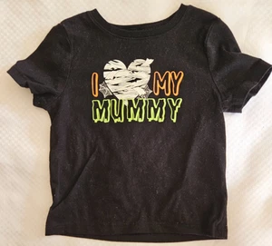 Child's Black "I Love My Mummy" TShirt US Size 18 Months Children's Apparel - Picture 1 of 5