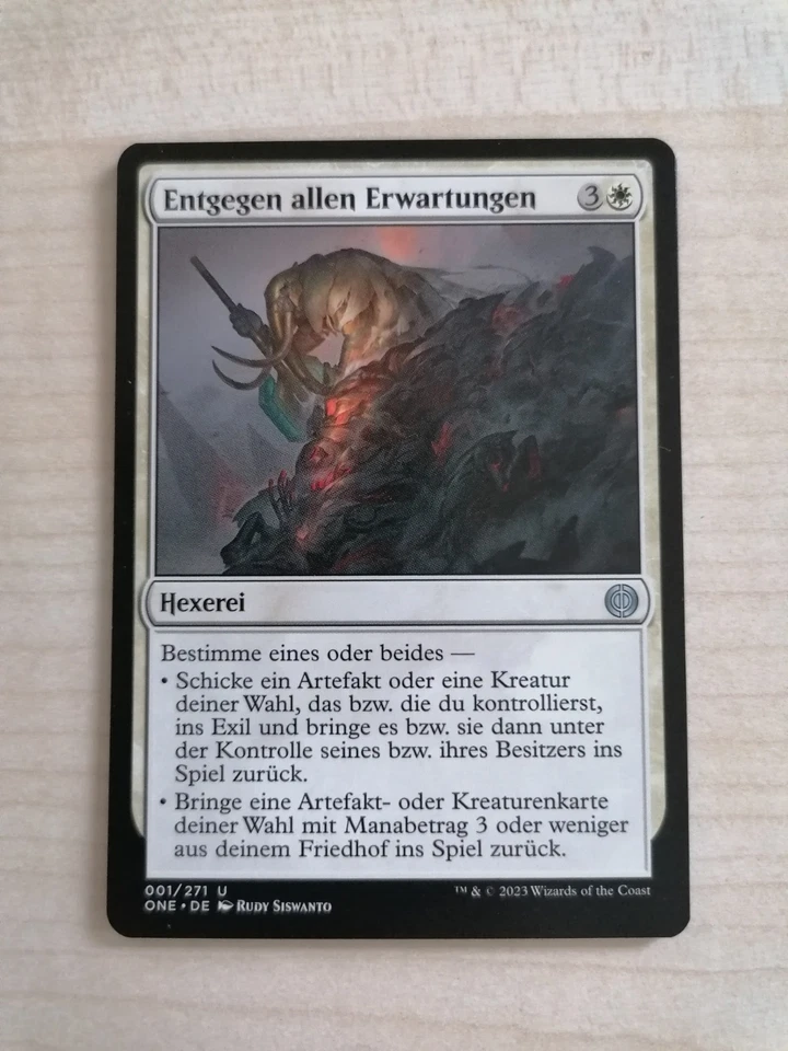 MTG MAGIC THE GATHERING PHYREXIA: ALL WILL BE ONE Entgegen Allen Erwartungen - Bild 1 von 1