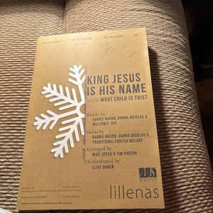 King Jesus  Is his name/what child is this lillenas sheet music SATB New 20 Pg - Picture 1 of 3