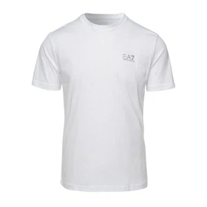 Ea7 Emporio Armani T-shirt da Uomo Core Identity in Jersey di Cotone Bianca T... - Foto 1 di 3