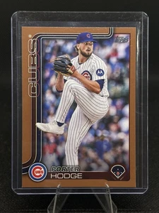 Porter Hodge 2025 Topps Series 2 Gold Parallel /2025 Chicago Cubs #548 - Picture 1 of 2