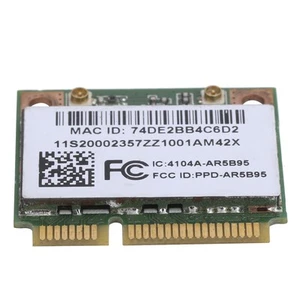 Wireless Network Card For Computer 150Mbps 802.11B G/N Half Mini Pci-E SPC - Picture 1 of 12