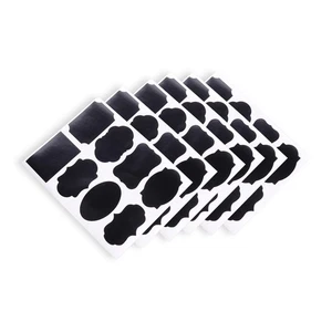 48pcs lavagna lavagna lavagna adesivi mestiere cucina barattolo etichette tag - Picture 1 of 5