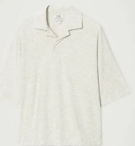 COS OVERSIZED HERREN POLOSHIRT - HELLGRAU - Bild 1 von 11