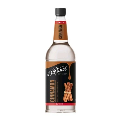 Da Vinci Gourmet Flavour Sirup Cinnamon 1L - Zimt Kaffeearoma, Kochen,Backen,USA - Bild 1 von 3