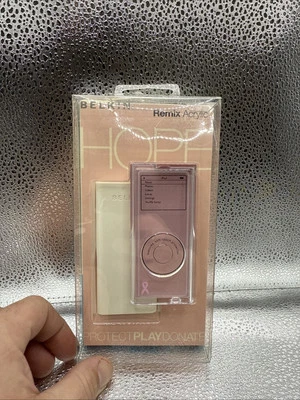 Belkin• PINK• HOPE  Remix Acrylic Cancer Case Cover For iPod Nano 2G 2nd Gen•New - Image 1 of 4