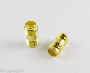 Convertidor adaptador coaxial RP-SMA hembra enchufe centro a RP-SMA hembra RF - Imagen 1 de 4