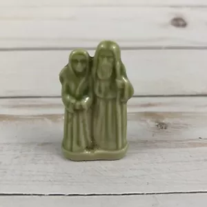 Statuetta Wade Whimsies verde Noè e sua moglie made in England serie Arca di Noè - Foto 1 di 5