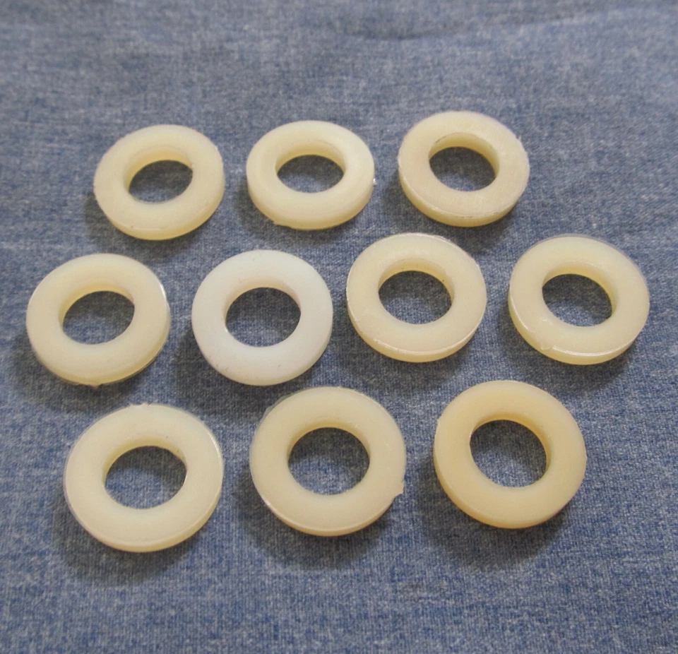 Lote de 10 Arandelas Espaciadoras Arandelas de Plástico Palanca de Cambio Campagnolo NUEVO EN STOCK NUEVO Foto 1 de 1