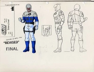 G.I. GI Joe Línea Estática Modelo Arte Celular Años 80-90 Dic Animación Ciudad - Imagen 1 de 2
