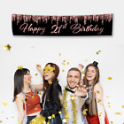 18th 21st Glamour Birthday Decoration Happy Party Banner Supplies Personalised