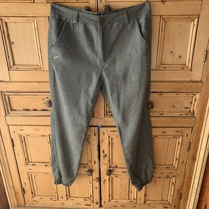 Mens Publish Black/White Check Jogging Pants 38X30 - Picture 1 of 12
