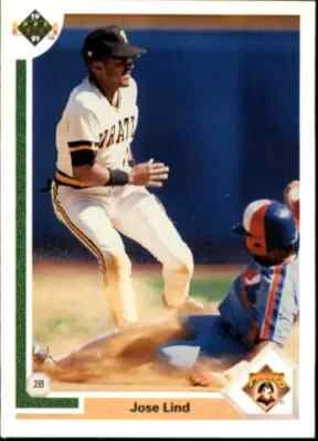 1991 Upper Deck - Pirates - Jose Lind #258 - Image 1 of 2