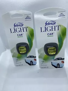 2 Packages Febreze Car Vent Clip - Light - Bamboo - Car Air Freshener - 0.06 OZ - Picture 1 of 2