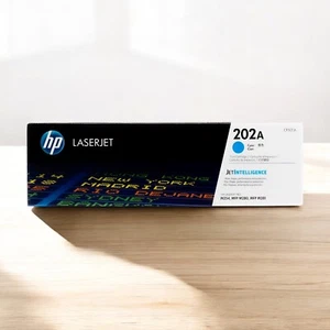 HP 202A Cyan Toner Cartridge, CF501A - Picture 1 of 1