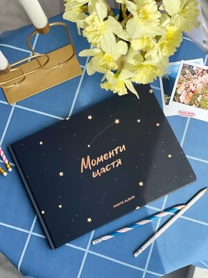 А4 фотоальбом для Instax/Polaroid "моменты счастья" (UKR)! Высокое качество! - Изображение 1 из 4