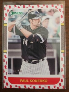 2021 Donruss Paul Konerko Retro 1987 Presidential Collection Parallel 16/50