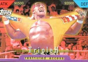 Konami Insider Topps 2006 juego de cartas de acceso restringido triple H Hulk Hogan - Imagen 1 de 1