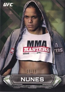 Amanda Nunes 2014 Topps UFC Knockout Green Card #93 #/99 277 269 207 200 215 232 - Picture 1 of 10