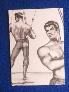 TOM OF FINLAND  GONE FISHIN'  4X6  POSTCARD - Picture 1 of 1