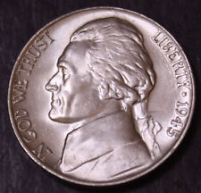 1945 P Jefferson Nickel  Very Choice BU...Lot 4874