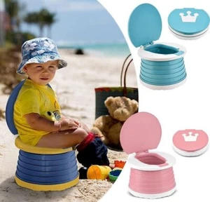 Reise Faltbares Töpfchen,Klapptoilette Für Kinder,Tragbares Baby Töpfchen Toile - Bild 1 von 8
