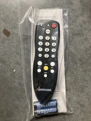COMCAST XFINITY DTA Remote Control Black - Image 1 of 3