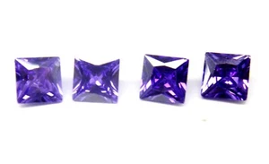Natural Tanzania 6.04ct BlueColor Tanzanite Princess Cut Certified LooseGemstone - Picture 1 of 17