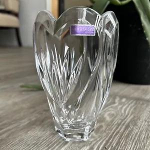 NEW Waterford Marquis Crystal Flower Vase Sweet Memories Lt. Pink 6.5" Germany - Picture 1 of 7