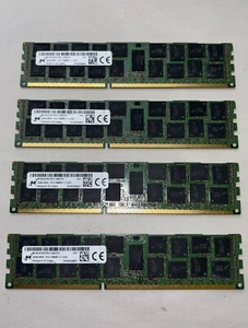 Set Of 4 Inphi RAM 16GB 2RX4 MT36JSF2G72PZ-1G6E1FG PC3-12800R-11-13-E2 UNTESTED - Picture 1 of 11