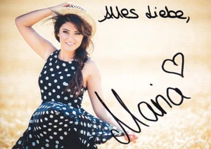 Maria VOSKANIA - dt.-armen. Schlagersängerin, Original-Autogramm! - Picture 1 of 1