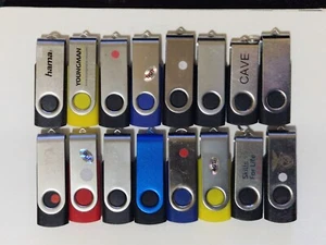 16 x 4GB USB Flash Drive Bulk Job Lot Mix Brands - Afbeelding 1 van 1
