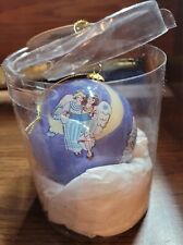 Christmas Ornament Martha Stewart Everyday Glass Angels Blue In Package 