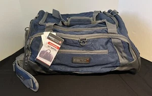 Swiss Tech 24" EXCURSION Duffle Travel Bag 12x24x13 in Blue w/Gray Accent NWT - Picture 1 of 10