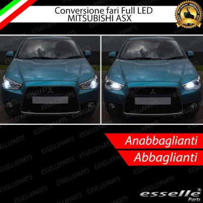 KIT FARI FULL LED MITSUBISHI ASX ANABBAGLIANTI ABBAGLIANTI CANBUS 6000K NO ERROR - Immagine 1 di 3